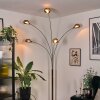 Nikkala Golvlampa Krom, Vit, 5-ljuskällor
