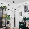 Nikkala Golvlampa Krom, Vit, 5-ljuskällor