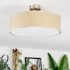 Foggia Taklampa Nickel matt, 3-ljuskällor