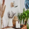 Herford Vägglampa, Väggspotlight Naturfärger, Vit, 1-ljuskällor