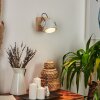 Herford Vägglampa, Väggspotlight Naturfärger, Vit, 1-ljuskällor