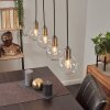 Quento Pendellampa, Pendelbelysning Svart-guld, 4-ljuskällor