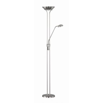Reality SPOCK Golvlampa LED Nickel matt, 2-ljuskällor