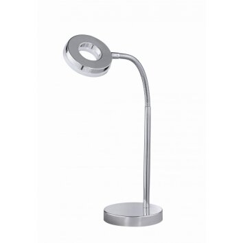 Reality RENNES Bordslampa LED Krom, 1-ljuskällor