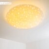 Trio NAGANO Taklampa LED Vit, 1-ljuskällor, Fjärrkontroll, Färgväxlare