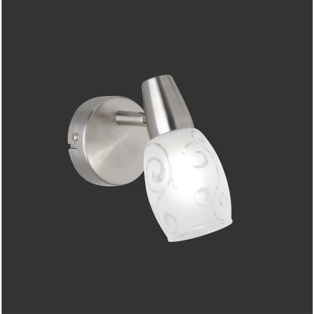 Reality COLMAR Väggspotlight Nickel matt, 1-ljuskällor main product photo