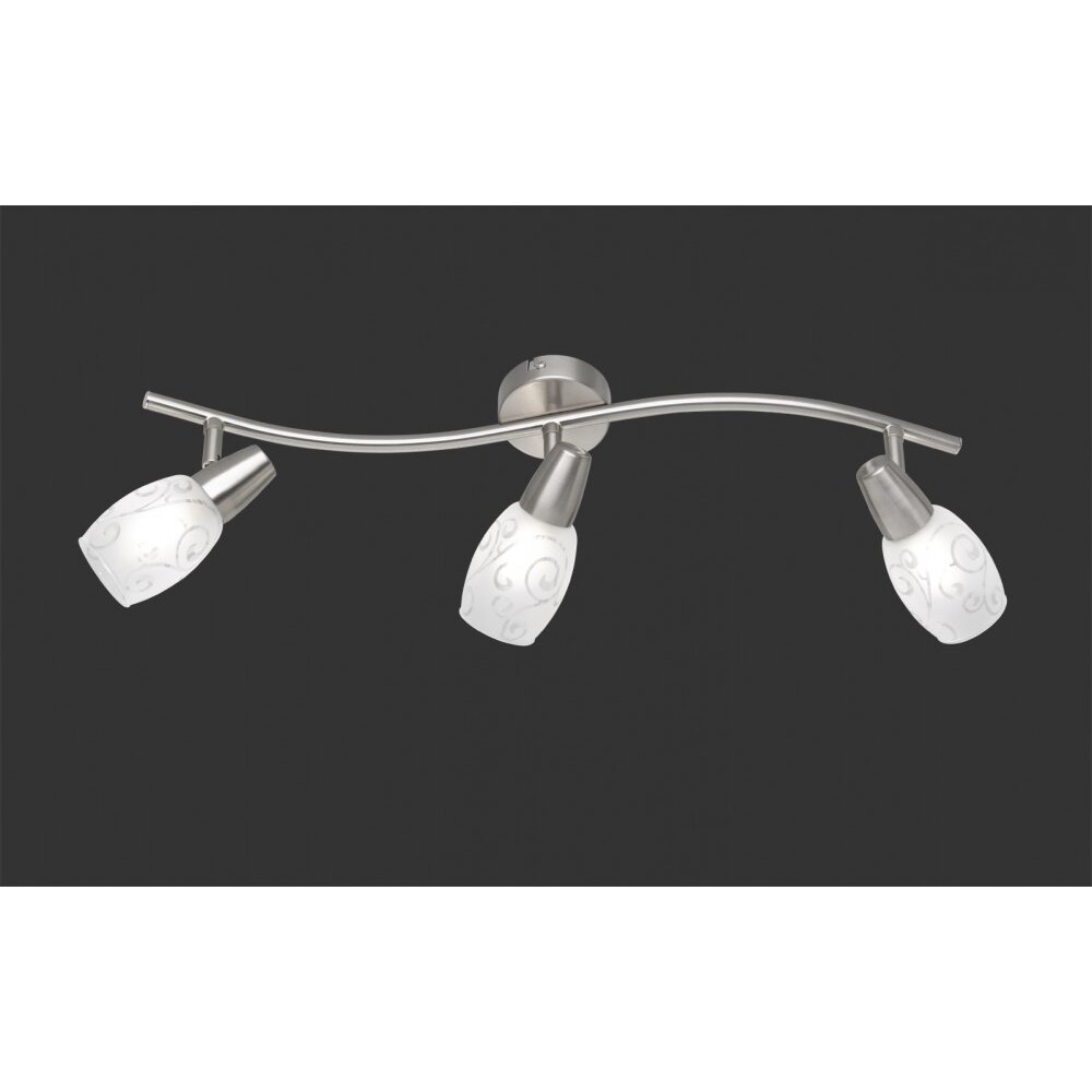 Reality COLMAR Taklampa, Takstrålkastare Nickel matt, 3-ljuskällor main product photo