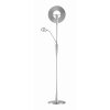 Trio Lampor Quebec Golvlampa, Golvlampa LED Nickel matt, 1-ljuskällor