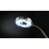 Trio Lampor Quebec Golvlampa, Golvlampa LED Nickel matt, 1-ljuskällor