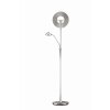 Trio Lampor Quebec Golvlampa LED Nickel matt, 1-ljuskällor
