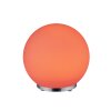 Reality GEORGE Bordslampa LED Krom, 1-ljuskällor, Fjärrkontroll, Färgväxlare