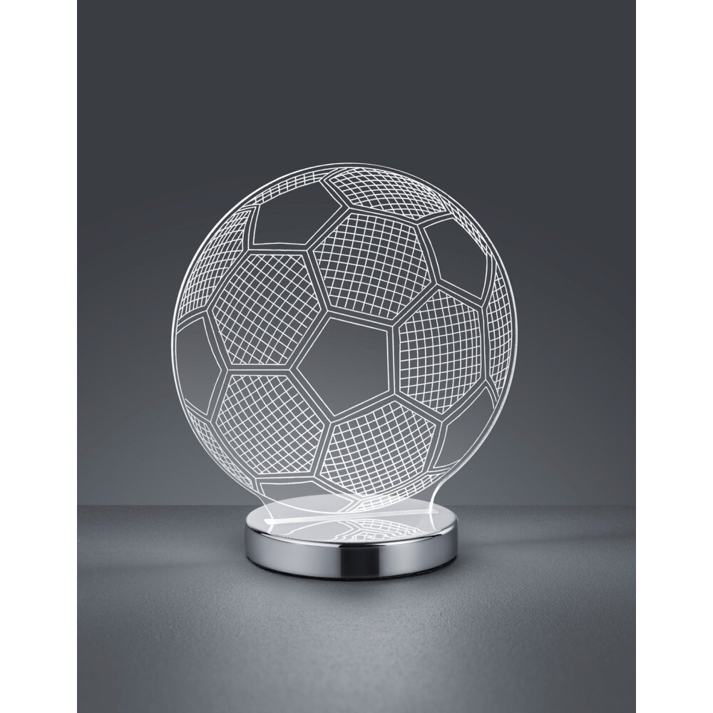 Reality BALL Bordslampa LED Krom, 1-ljuskällor main product photo