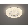 Reality MAGNOLIA Taklampa LED Vit, 1-ljuskällor, Fjärrkontroll
