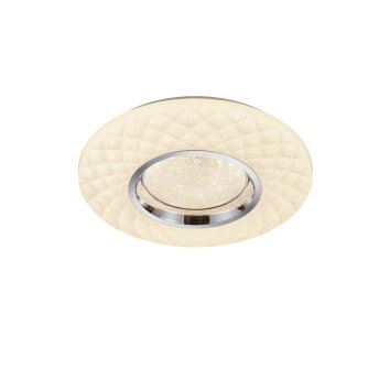 Reality MAGNOLIA Taklampa LED Vit, 1-ljuskällor, Fjärrkontroll