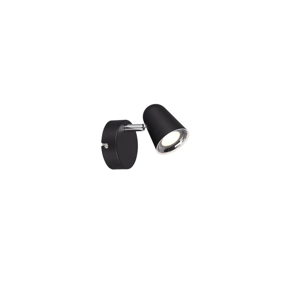 Reality TOULOUSE Väggspotlight LED Svart, 1-ljuskällor main product photo