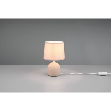 Reality Malu Bordslampa Beige, 1-ljuskällor