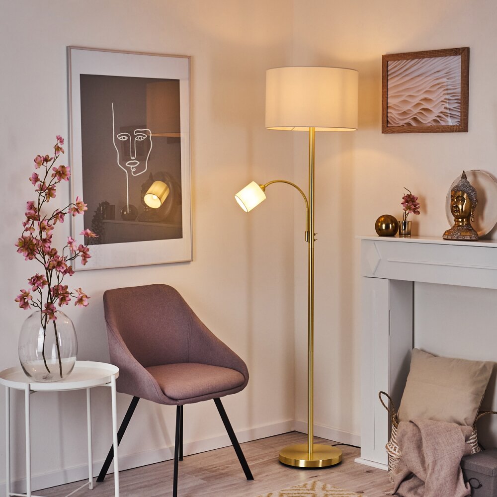 Vezza Golvlampa, Läslampa Mässing, 2-ljuskällor main product photo