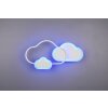Reality Cloudy Taklampa LED Vit, 1-ljuskällor, Fjärrkontroll, Färgväxlare