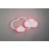 Reality Cloudy Taklampa LED Vit, 1-ljuskällor, Fjärrkontroll, Färgväxlare