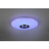 Reality Musica Taklampa LED Vit, 2-ljuskällor, Fjärrkontroll, Färgväxlare