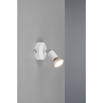 Reality Paris Vägglampa Vit, 1-ljuskällor