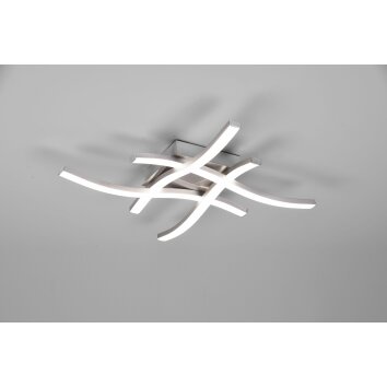 Reality Route Taklampa LED Nickel matt, 4-ljuskällor