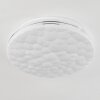 Savardeix Taklampa LED Krom, Vit, 1-ljuskällor, Fjärrkontroll, Färgväxlare