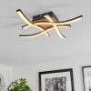 Letala Taklampa LED träoptik, 4-ljuskällor