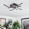 Letala Taklampa LED träoptik, 4-ljuskällor