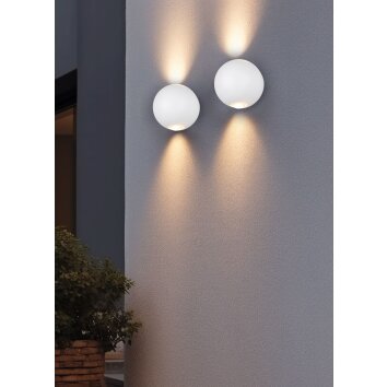 Trio Lampor AVISIO Vägglampa LED Vit, 2-ljuskällor