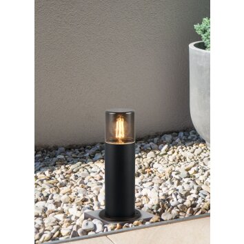 Trio HOOSIC Golvlampa utomhus Svart, 1-ljuskällor