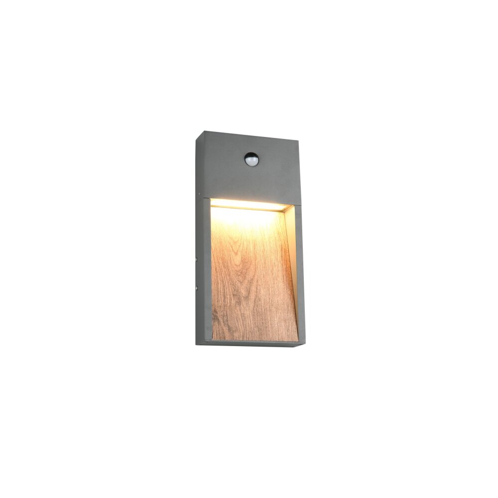 Trio SALMON Vägglampa LED Trä ljus, 1-ljuskällor, Rörelsedetektor main product photo
