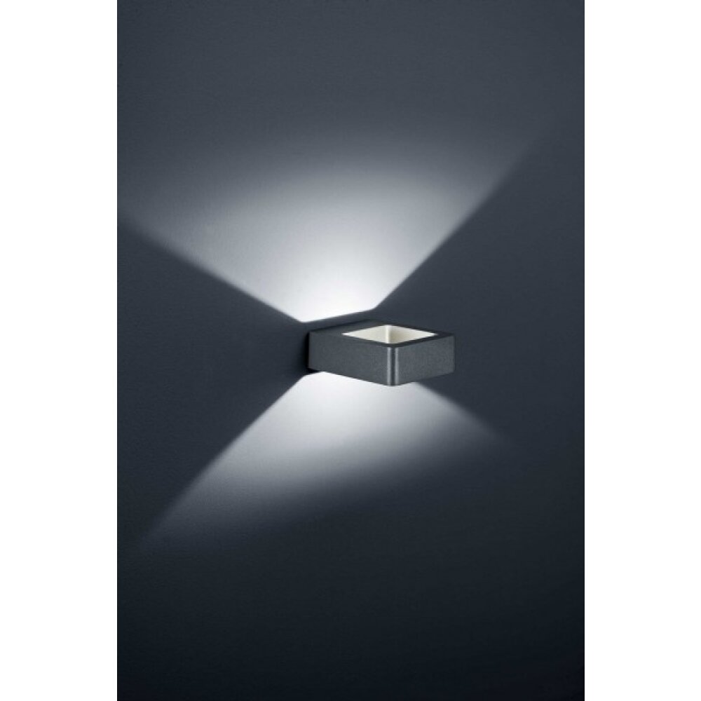 Trio RENO vägglampa utomhus, Vägglampa LED Antracit, 1-ljuskällor main product photo