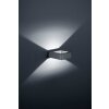 Trio RENO vägglampa utomhus, Vägglampa LED Antracit, 1-ljuskällor