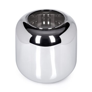 Lampskärm i glas  Lauden Reservglas, reservdel 20 cm Krom, Rökfärger Lampskärm i glas  Lauden Reservglas, reservdel 20 cm Krom, Rökfärger