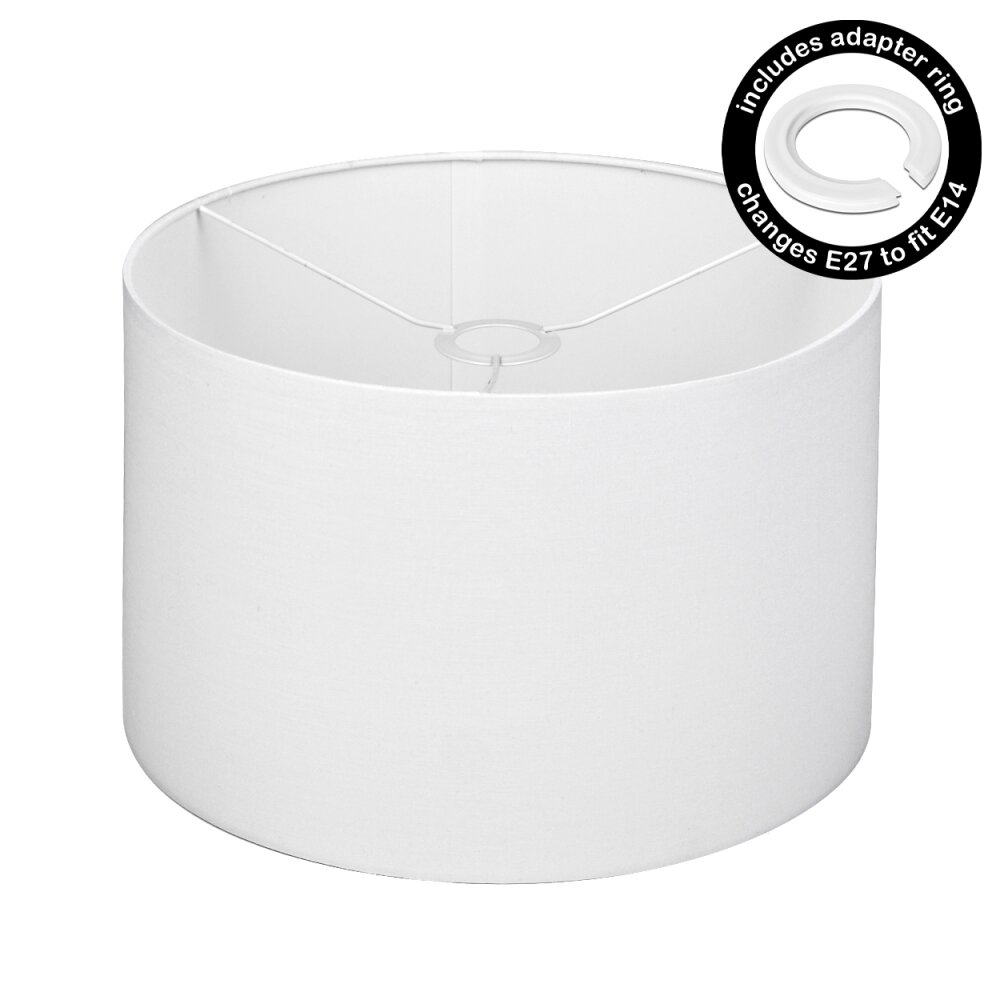 Tygskärm Bassagoda reservdel, Lampskärm Vit main product photo