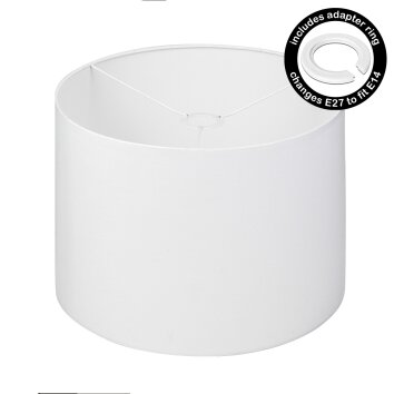 Lampskärm av tyg  Bassagoda reservdel, Lampskärm Vit