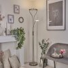 Donna strålkastare, Golvlampa LED Nickel matt, 2-ljuskällor