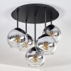 Koyoto Taklampa, kullampa 45 cm Klart, Rökfärger, 5-ljuskällor