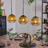 Koyoto Pendellampa, kullampa, Pendelbelysning Guld, Klart, 3-ljuskällor