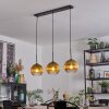Koyoto Pendellampa, kullampa, Pendelbelysning Guld, Klart, 3-ljuskällor