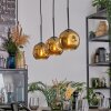 Ripoll Pendellampa, kullampa, Pendelbelysning Guld, 3-ljuskällor