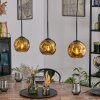 Ripoll Pendellampa, kullampa, Pendelbelysning Guld, 3-ljuskällor