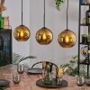 Koyoto Pendellampa, kullampa, Pendelbelysning Guld, 3-ljuskällor