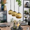 Koyoto Pendellampa, kullampa, Pendelbelysning Guld, 3-ljuskällor