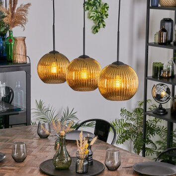 Koyoto Pendellampa, kullampa, Pendelbelysning Guld, 3-ljuskällor