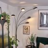 Nikkala Golvlampa Krom, Svart, 5-ljuskällor