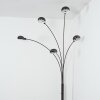 Nikkala Golvlampa Krom, Svart, 5-ljuskällor
