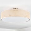 Foggia Taklampa Nickel matt, 3-ljuskällor