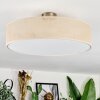 Foggia Taklampa Nickel matt, 3-ljuskällor